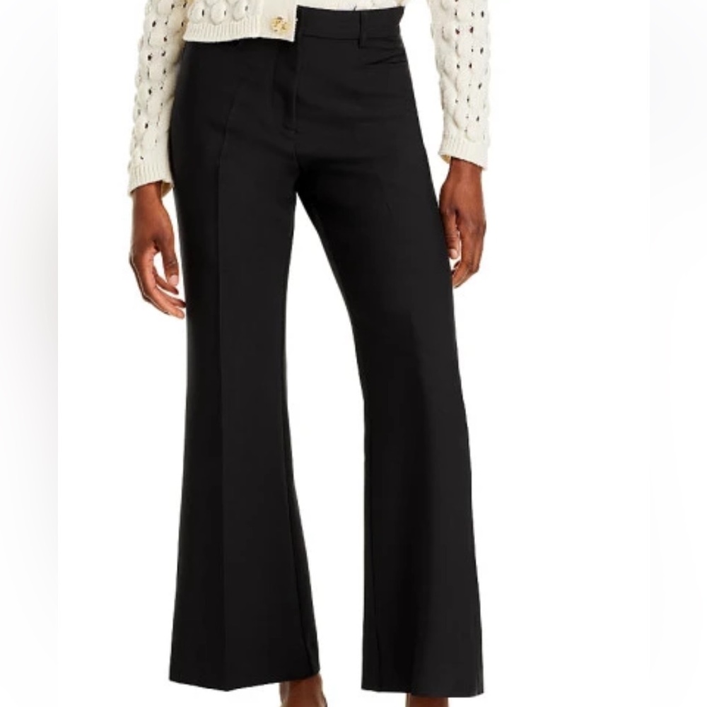 Aqua Petite Cropped Flare Pants 4